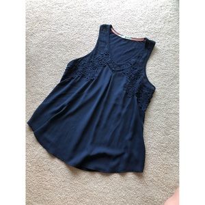 Blue Laced Tank Top ONLY WORN ONCE